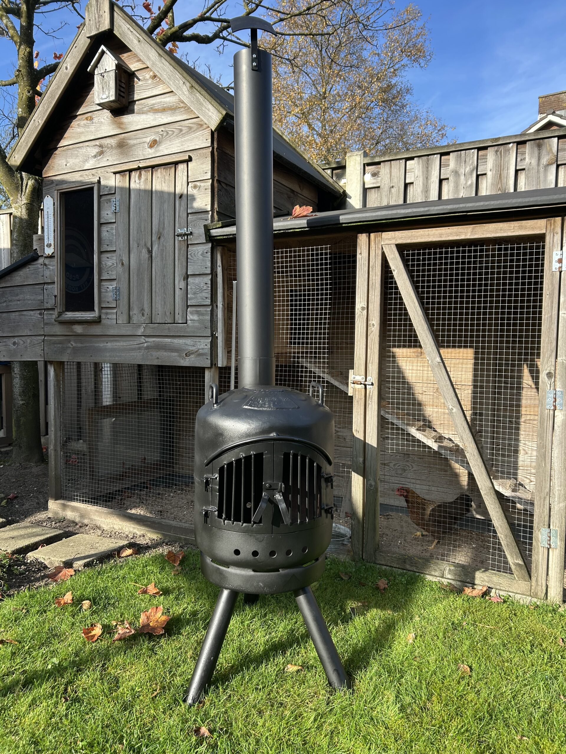 Tuinhaard met deurtjes